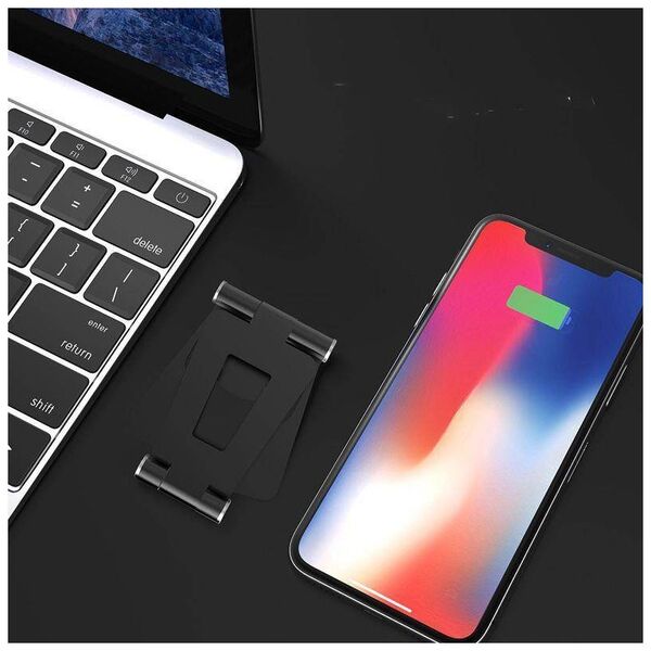 Stand for Phone and Tablet Tech-Protect Z16 silver 0795787711514