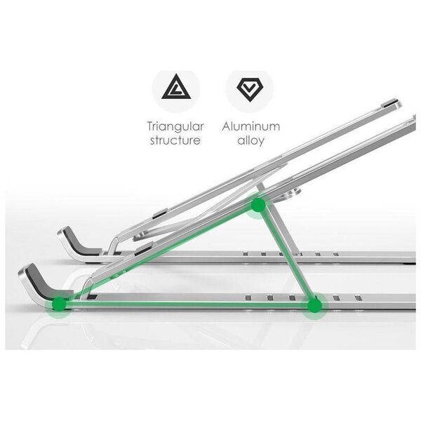 Universal Stand for Laptop Tech-Protect Alustand dark grey 0795787712559