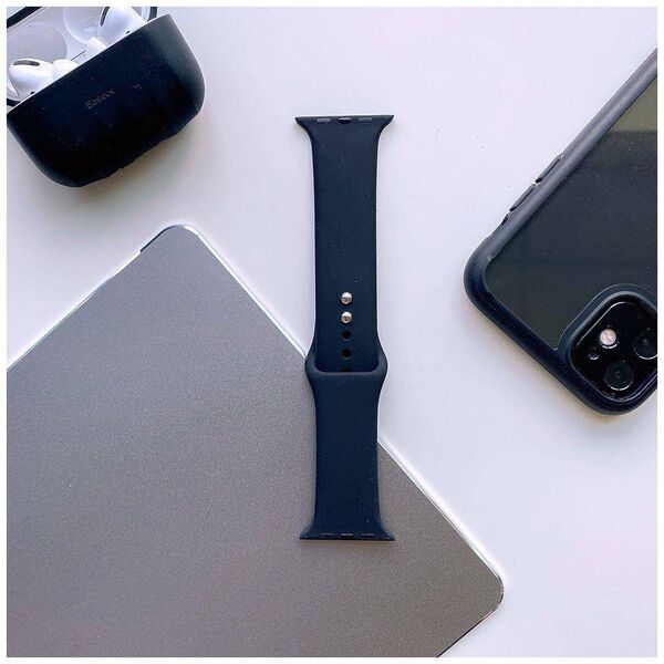 Strap for APPLE WATCH 4 / 5 / 6 / 7 / SE (38 / 40 / 41 MM) Tech-Protect IconBand black 5906735412864