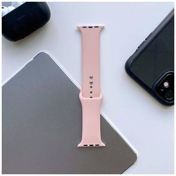 Strap for APPLE WATCH 4 / 5 / 6 / 7 / SE (38 / 40 / 41 MM) Tech-Protect IconBand light pink 5906735412888