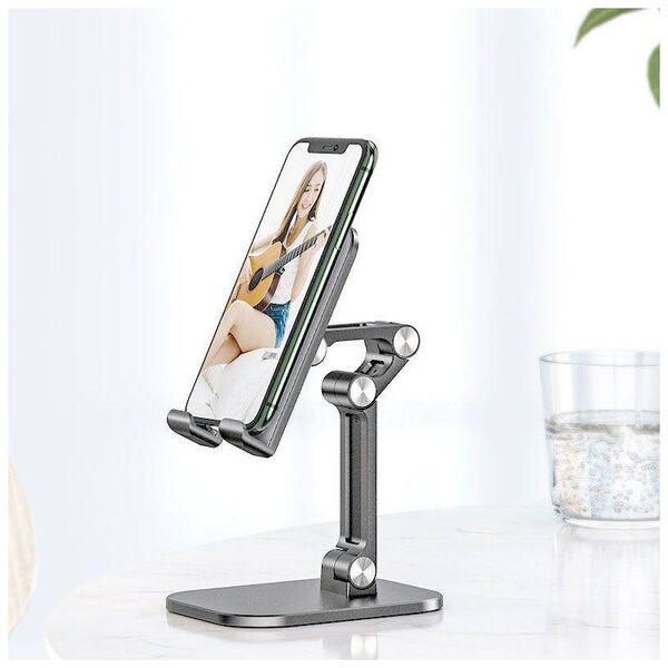Telescopic Desk Holder / Stand / Stand for Phone and Tablet Tech-Protect Z3 grey 6216990208607