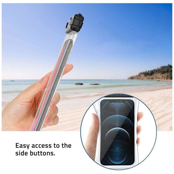 Case Tech-Protect Universal Waterproof Case Clear black 6216990212710