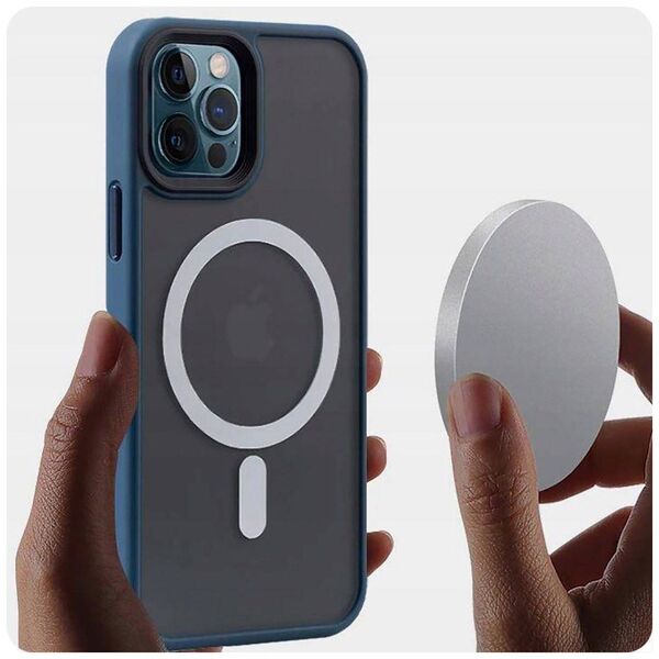 Case IPHONE 13 PRO MAX Tech-Protect Magmat MagSafe Matte black 9589046917615