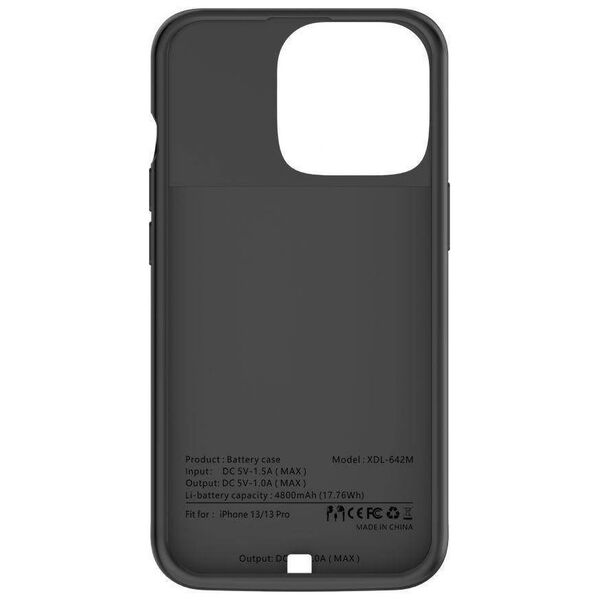 Case IPHONE 13 / 13 PRO Tech-Protect PowerCase 4800mAh black 9589046917820