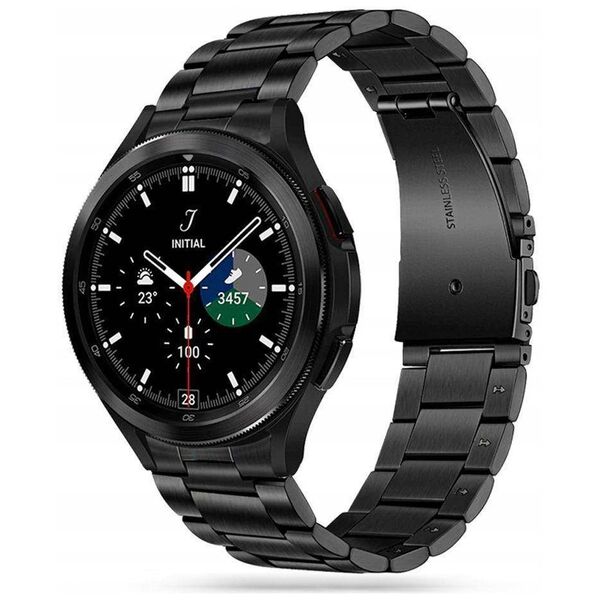 Strap for SAMSUNG GALAXY WATCH 4 (40MM) / (44MM) / GALAXY WATCH 4 CLASSIC (46MM) / (42MM) Tech-Protect Stainless black 9589046917301