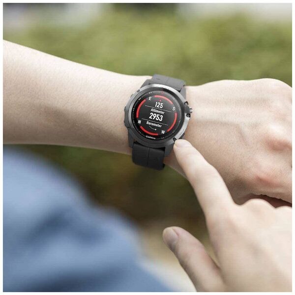 Strap for GARMIN FENIX 5 / 6 / 6 PRO / 7 Tech-Protect IconBand orange 9589046921452