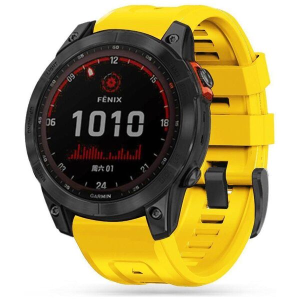 Strap for GARMIN FENIX 5 / 6 / 6 PRO / 7 Tech-Protect IconBand yellow 9589046921506