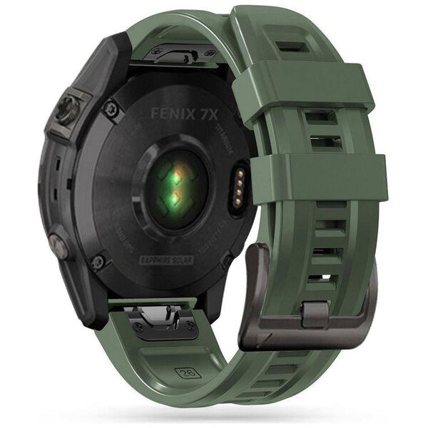 Strap for GARMIN FENIX 5 / 6 / 6 PRO / 7 Tech-Protect IconBand dark green 9589046921537