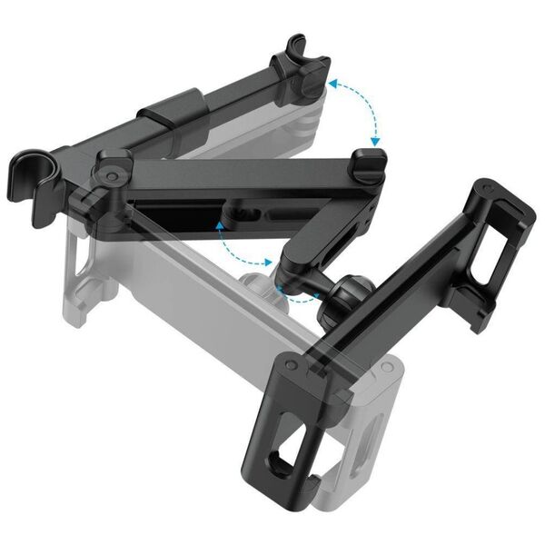 Stretchable Headrest Car Mount Tech-Protect black 9589046921643