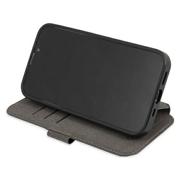 Original Case IPHONE 13 PRO MAX Guess Book 4G Big Metal Logo (GUBKP13X4GMGGR) gray 3666339032593