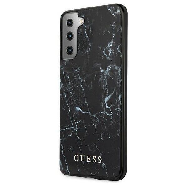 Original Case SAMSUNG GALAXY S21+ Guess Hardcase Marble (GUHCS21MPCUMABK) black 3666339003296
