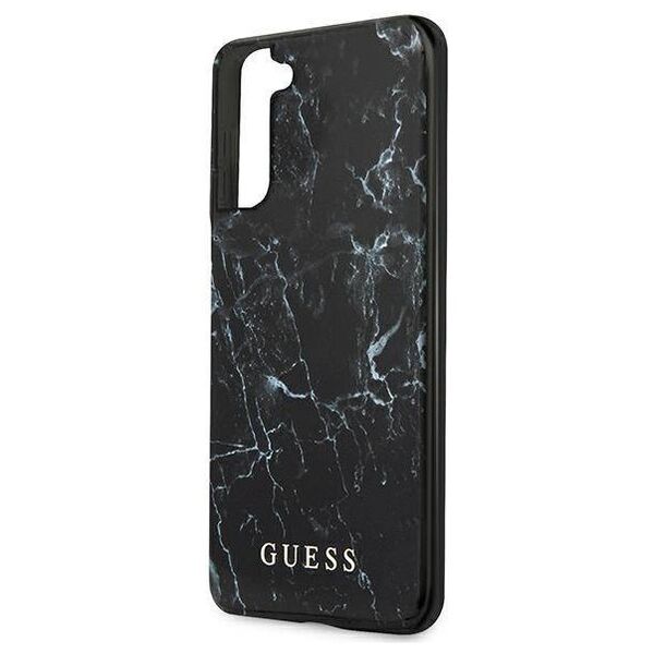 Original Case SAMSUNG GALAXY S21+ Guess Hardcase Marble (GUHCS21MPCUMABK) black 3666339003296