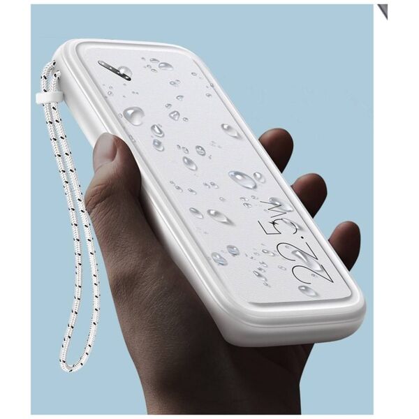 Powerbank 10000mAh PB56 22.5W 2xUSB QC3.0 + USB-C PD + Micro USB External Battery Fast Charge Usams US-CD151 white 6958444931142
