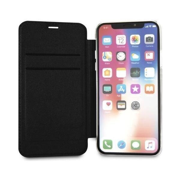 Original Case IPHONE X / XS Karl Lagerfeld Book Valentine (KLFLBKPXVDCBK) black 3700740413647