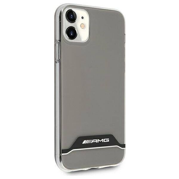 Case IPHONE 11 Mercedes AMG Hardcase Electroplate Black&White (AMHCN61TCBW) transparent 3666339014568