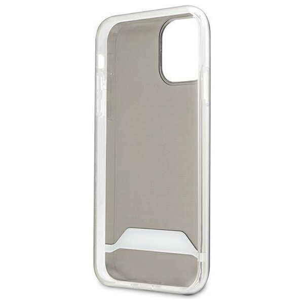 Case IPHONE 11 Mercedes AMG Hardcase Electroplate Black&White (AMHCN61TCBW) transparent 3666339014568