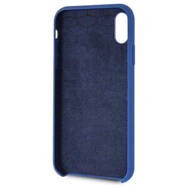 Original Case IPHONE XR BMW Hardcase Silicone M Collection (BMHCI61MSILNA) blue 3700740435304