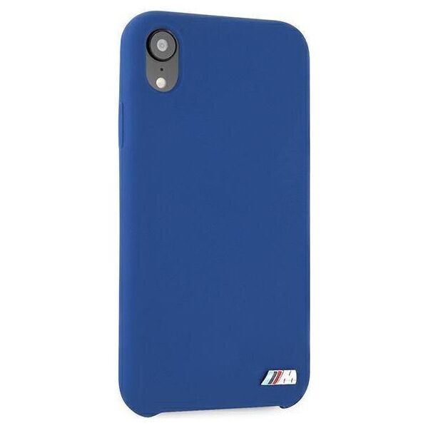 Original Case IPHONE XR BMW Hardcase Silicone M Collection (BMHCI61MSILNA) blue 3700740435304