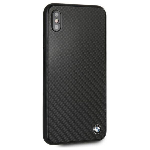 Original Case IPHONE XS MAX BMW Hardcase Siganture-Carbon (BMHCI65MBC) black 3700740435007