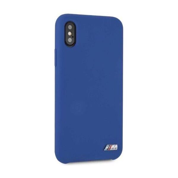 Original Case IPHONE X / XS BMW Hardcase Silicone M Collection (BMHCPXMSILNA) blue 3700740435298