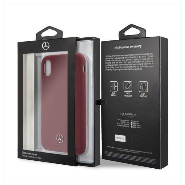 Case IPHONE X / XS Mercedes Hard Case (MEHCPXSILRE) red 3700740411872