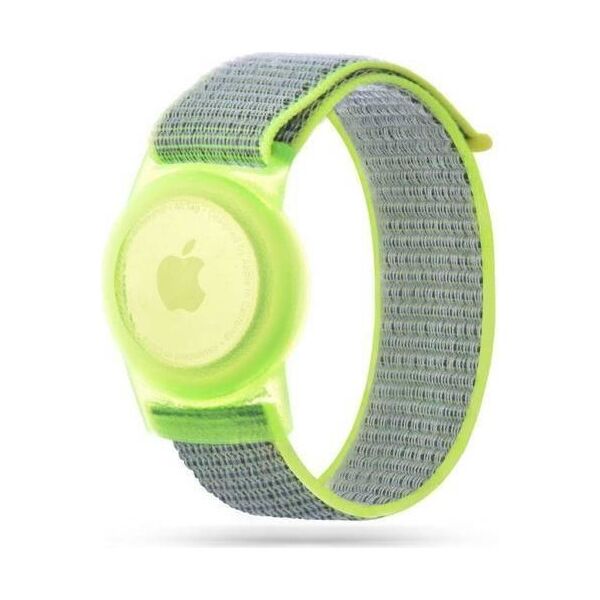 Strap for APPLE AIRTAG Tech-Protect Nylon For Kids lime 9589046926099