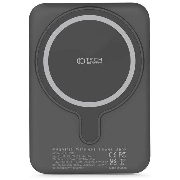 Powerbank MagSafe 5000mAh Tech-Protect PB10 Lifemag black 9589046926716