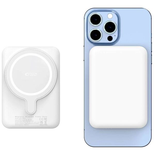 Powerbank MagSafe 5000mAh Tech-Protect PB10 Lifemag white 9589046926709