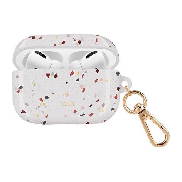UNIQ Coehl Terrazzo AirPods Pro case white/natural white 8886463675458