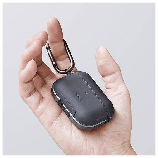 UNIQ case Valencia AirPods Pro black/midnight black Antimicrobial 8886463675243