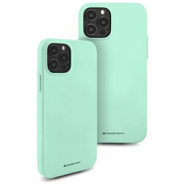 Case IPHONE 14 PRO MAX Matte Silicone Mercury Soft Jelly mint 8809887825919