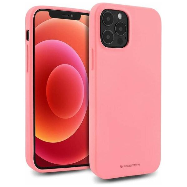 Case IPHONE 14 PLUS Matte Silicone Mercury Soft Jelly light pink 8809887824714