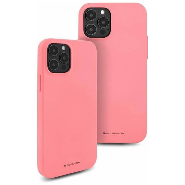Case IPHONE 14 PLUS Matte Silicone Mercury Soft Jelly light pink 8809887824714