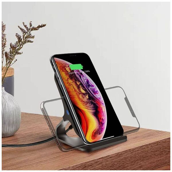 Wireless Charger 15W Tech-Protect QI15W-S1 black 9490713937136