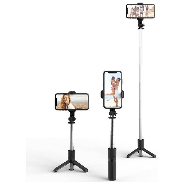 Selfie Stick / Tripod Bluetooth Multifunction Photo Stick Tech-Protect L02S black 9490713937099