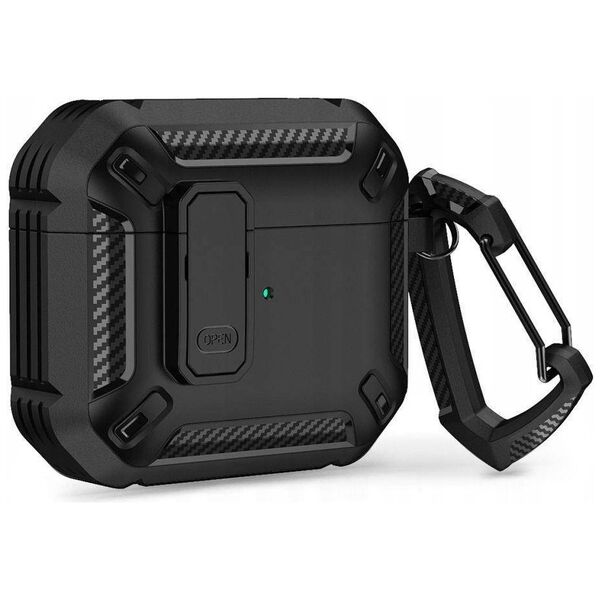 Case APPLE AIRPODS PRO Tech-Protect X-Carbo black 9490713928080