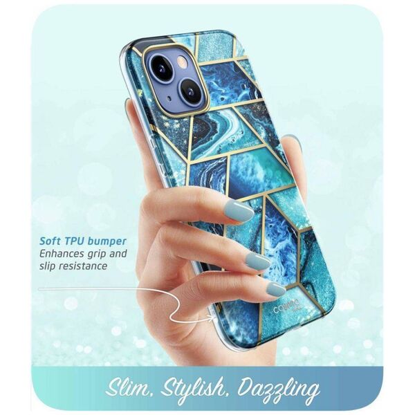 Original Case IPHONE 14 PLUS Supcase Cosmo Ocean blue 843439119420