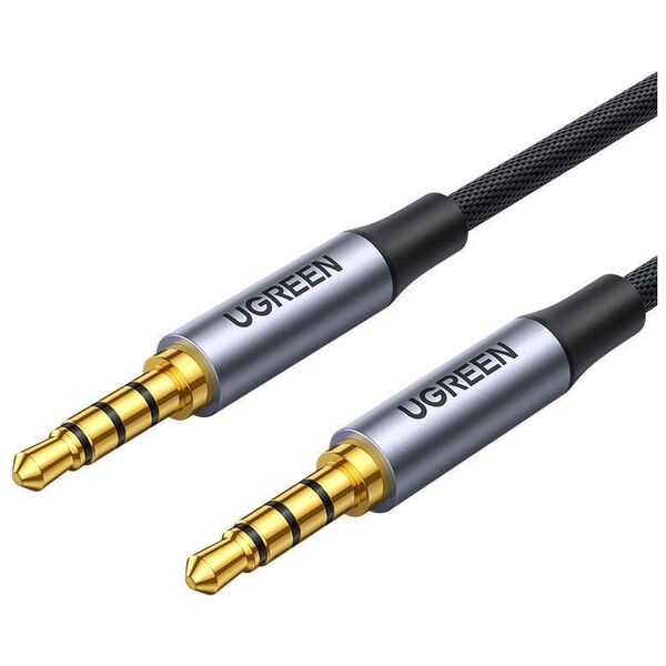 UGREEN AV183 Mini jack cable 3.5mm, AUX, 1m (black) 6957303816484