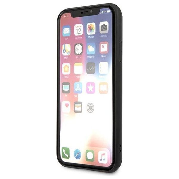 Original Case IPHONE XS MAX Karl Lagerfeld Hardcase Saffiano Ikonik Karl&Choupette Head (KLHCI65SAKICKCBK) black 3666339055011