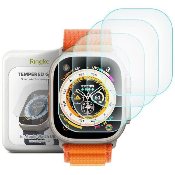 Tempered Glass APPLE WATCH ULTRA 49MM Ringke ID FC Glass 4-pack 8809881268378