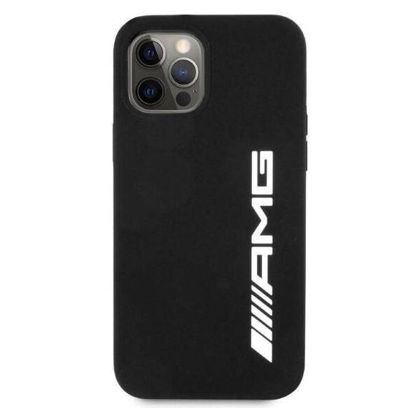 Case IPHONE 12 PRO MAX Mercedes AMG Hardcase Silicone Big Logo (AMHCP12LSGLBGN) black 3666339002916