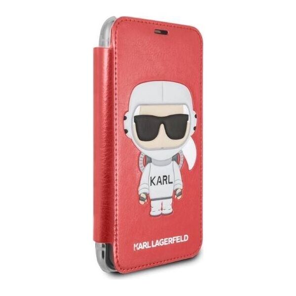 Original Case IPHONE X / XS Karl Lagerfeld Hardcase Karl Space Cosmonaut red 3700740440230