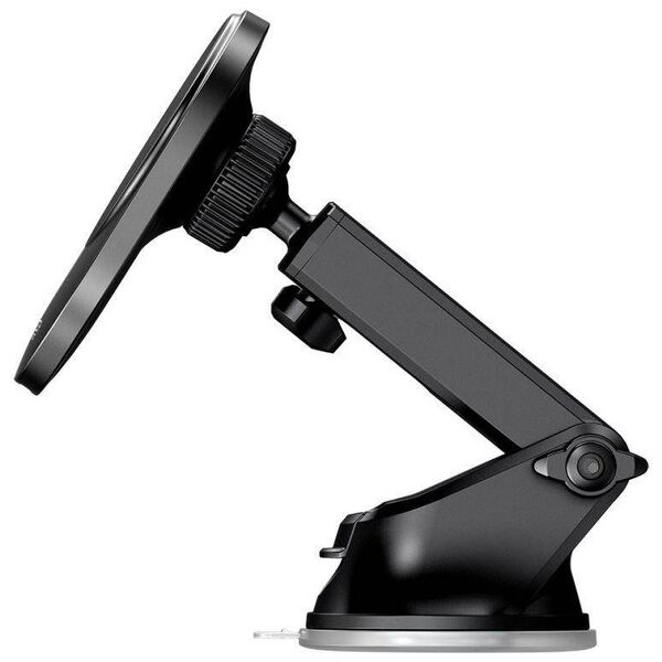 Magnetic Car Holder MagSafe with 15W Induction Charging for Dashboard / Ventilation Grille Telescopic Arm Tech-Protect MM15W-V1 black 9490713931073