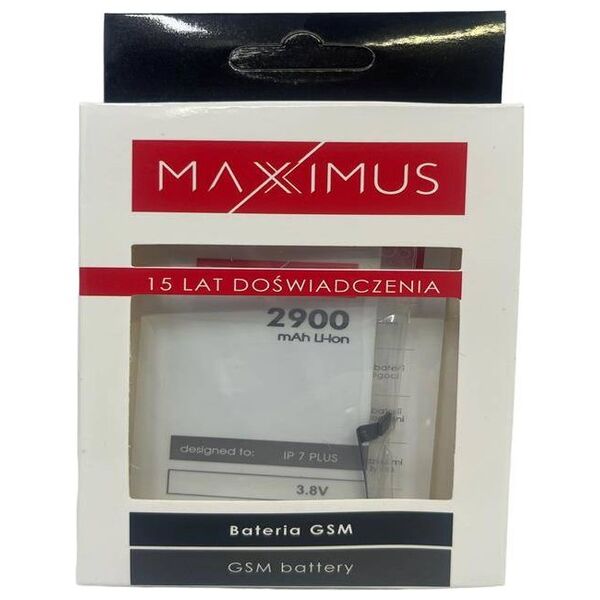 Battery for APPLE IPHONE 7+ PLUS 2900mAh Maxximus 5901313085379