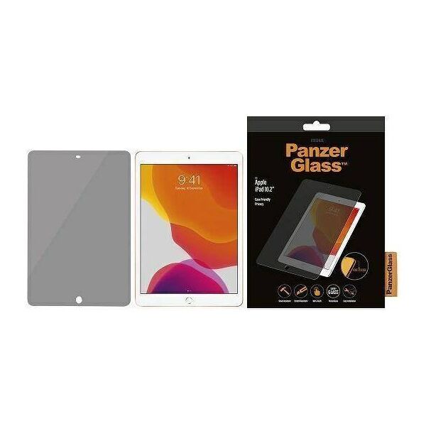 Tempered Glass APPLE IPAD 10.2 (7gen / 8gen / 9gen) PanzerGlass E2E Super+ Case Friendly Privacy 5711724126734