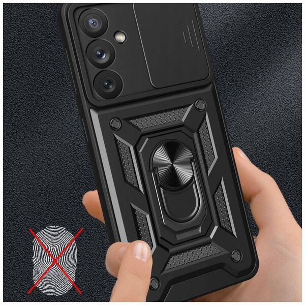 Case SAMSUNG GALAXY A14 5G Tech-Protect Camshield Pro black 9490713932155