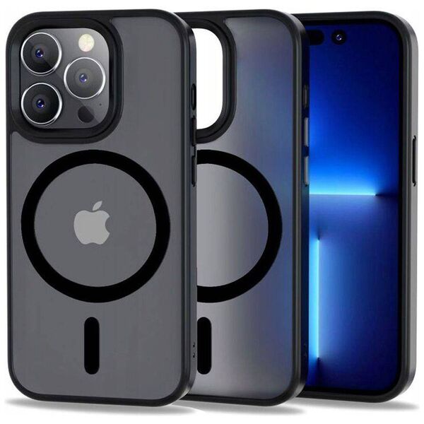 Case IPHONE 12 PRO MAX Tech-Protect Magmat MagSafe Matte black 9490713933091