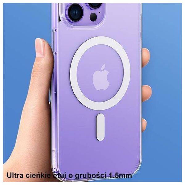 Case IPHONE 14 PLUS USAMS Ice Magnet (IP14MBC01) transparent 6958444901527