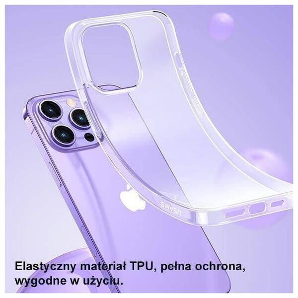 Case IPHONE 14 PRO MAX USAMS Primary (IP14PMYS01) transparent 6958444901572