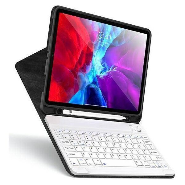 Case APPLE IPAD AIR 10.9 (4gen) USAMS Winro Keyboard White keyboard (IP109YRU02) green 6958444940311